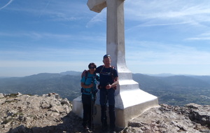 La Croix du Garlaban - Grosibou : Annette et Alain. 