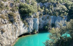 Week-end Ste Croix - Verdon J.1 : les gorges de Baudinard