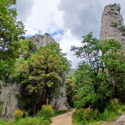 Le Gapeau et les aiguilles de Valbelle